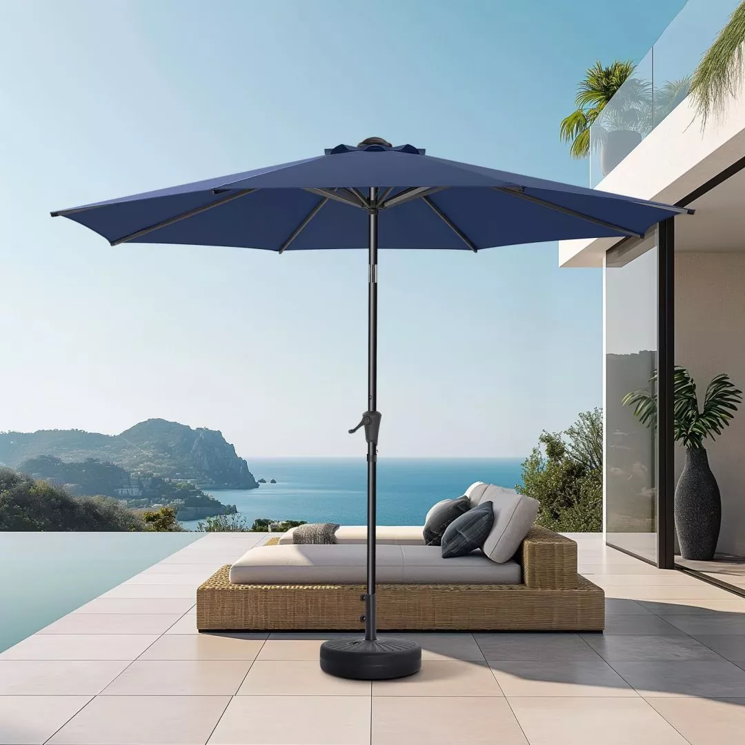 Parasol de jardin avec lumière LED